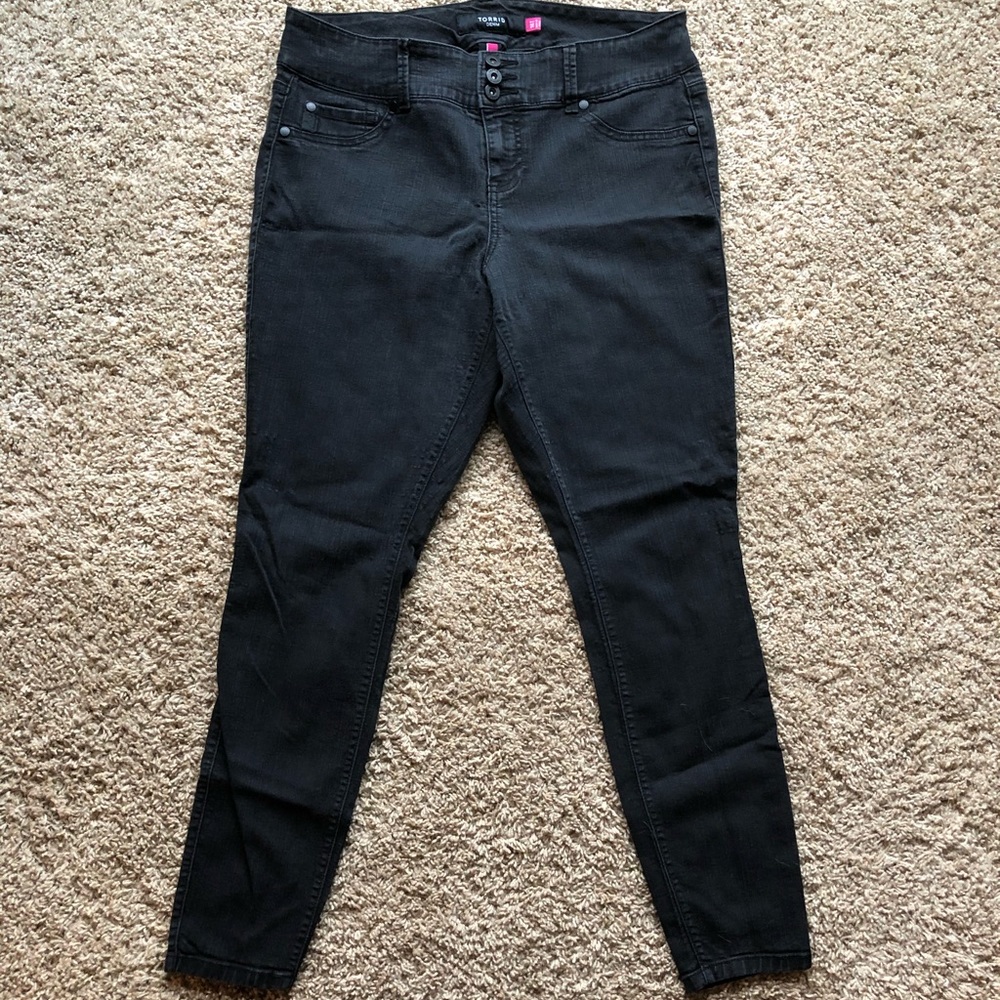 Torrid Black Jeggings Size 14 tall